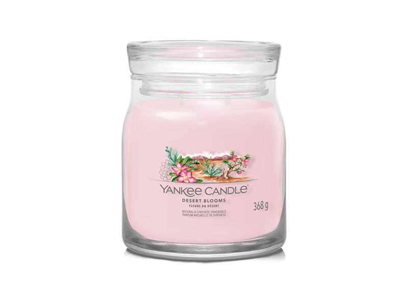Yankee Candle Aromatic candle Signature glass medium Desert Blooms 368 g Unisex