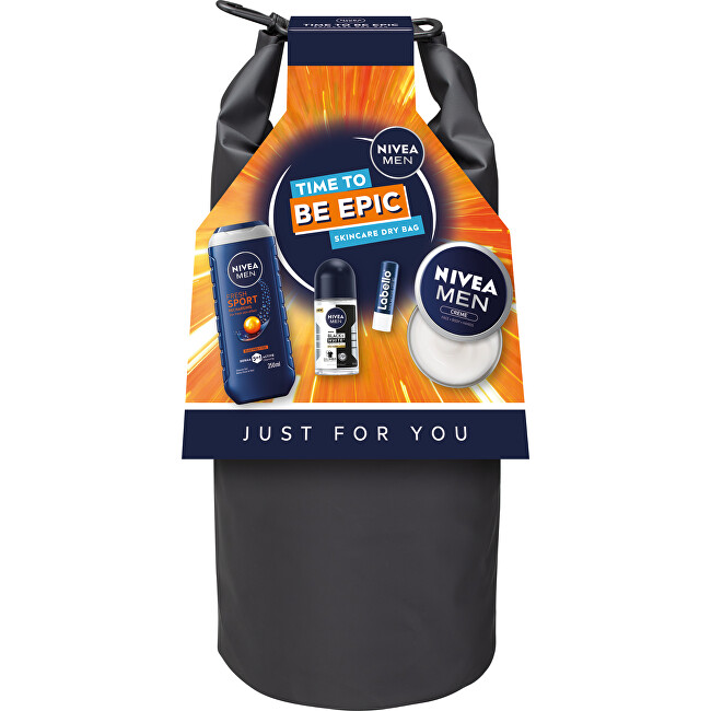 Nivea Men Time to Be Epic Set - D&aacute;rkov&aacute; sada Vonios ir du&scaron;o priemonė Vyrams