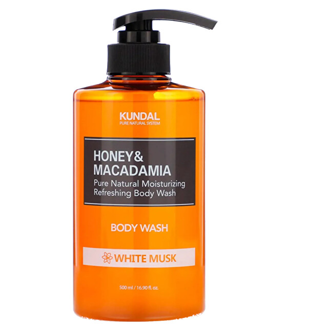 KUNDAL Shower gel Honey & Macadamia White Musk (Body Wash) 500 ml 500ml Moterims