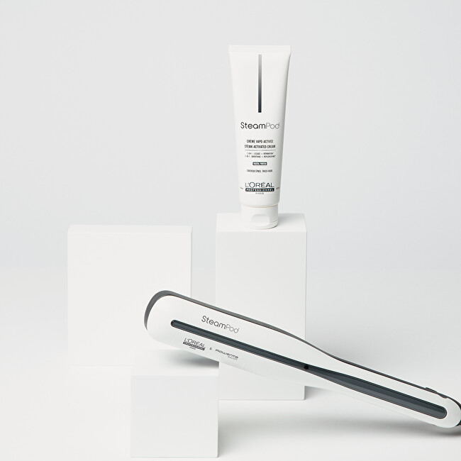 L&acute;Or&eacute;al Professionnel Filling and smoothing cream for heat treatment of hair Steampod (Steam- Active C ream) 150 ml 150ml atstatomoji plaukų priežiūros priemonė