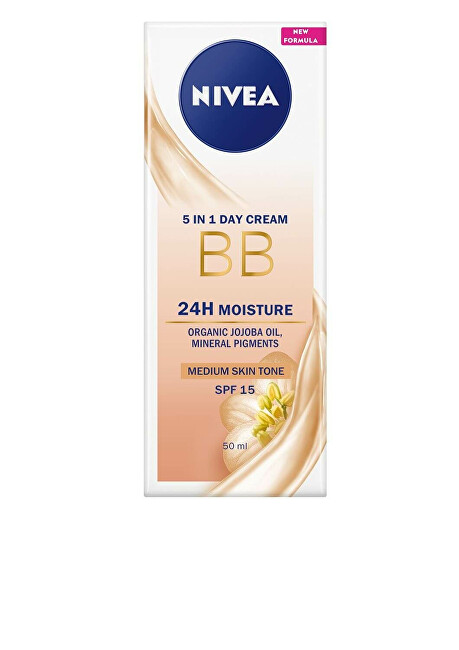 Nivea Beautifying moisturizing cream 5 in 1 BB Cream SPF 15 (5in1 Beautifying Moisturizer) 50 ml Light Moterims