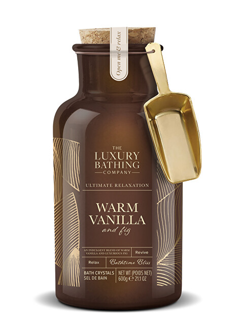 The Luxury Bathing Company Bath Crystals in a Bottle Vanilla (Bath Crystals) 600 g Moterims