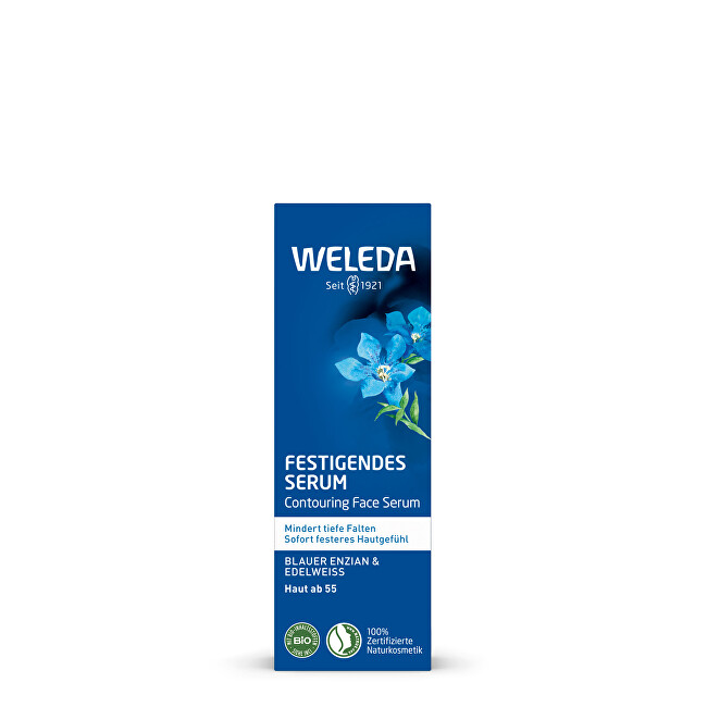 Weleda Lifting face serum Blue gentian and Alpine protea (Contouring Face Serum) 30 ml 30ml vietinės priežiūros priemonė