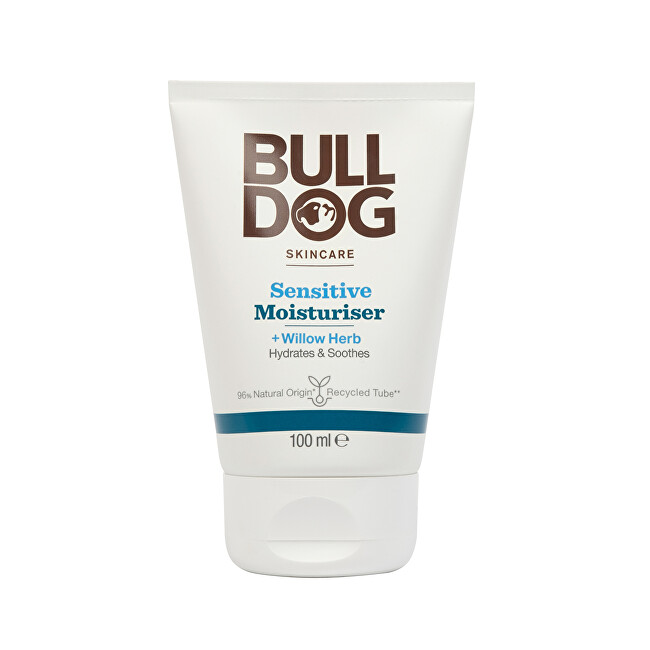 Bulldog Moisturizing cream for men for sensitive skin Sensitiv e Moisturiser 100 ml 100ml vietinės priežiūros priemonė