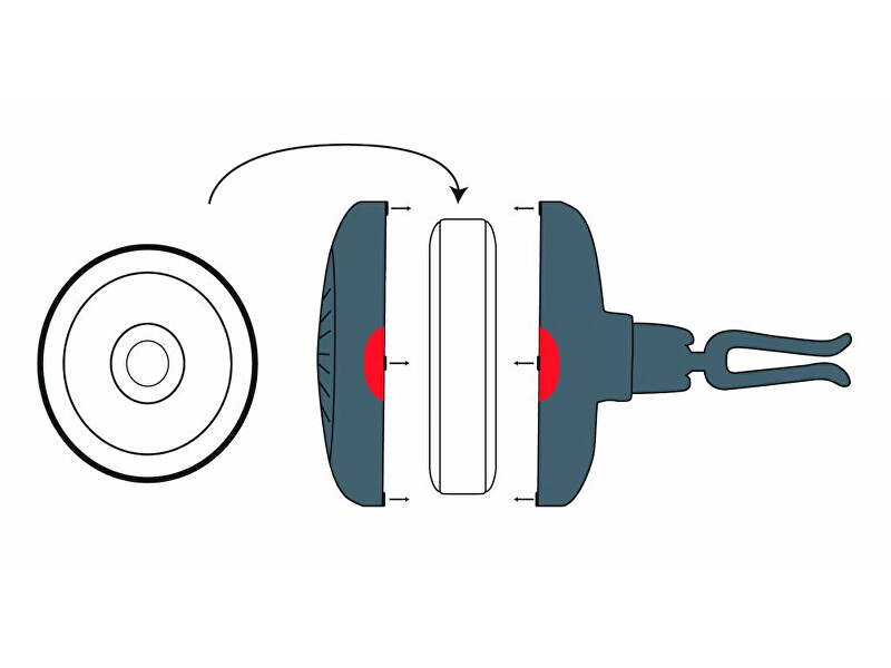 Maison Berger Paris Replacement refill for car diffuser Antiodour tobacco Tobacco (Car Diffuser Recharge/Refill) 2 pcs namų kvapas