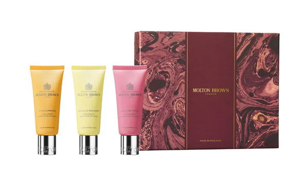 Molton Brown Floral & Spicy Hand Care Collection gift set Moterims