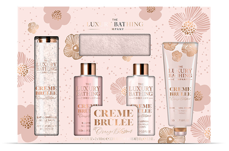 The Luxury Bathing Company Body care gift set Creme brul&eacute;e, Orange blossom & Vanilla 5 pcs Moterims