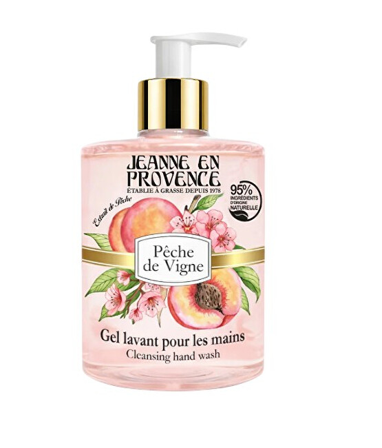 Jeanne En Provence P&ecirc;che De Vigne - hand soap 500ml Moterims
