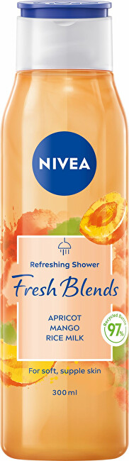 Nivea Fresh Blends Apricot, Mango, Rice Milk (Refreshing Shower) 300 ml 300ml Moterims