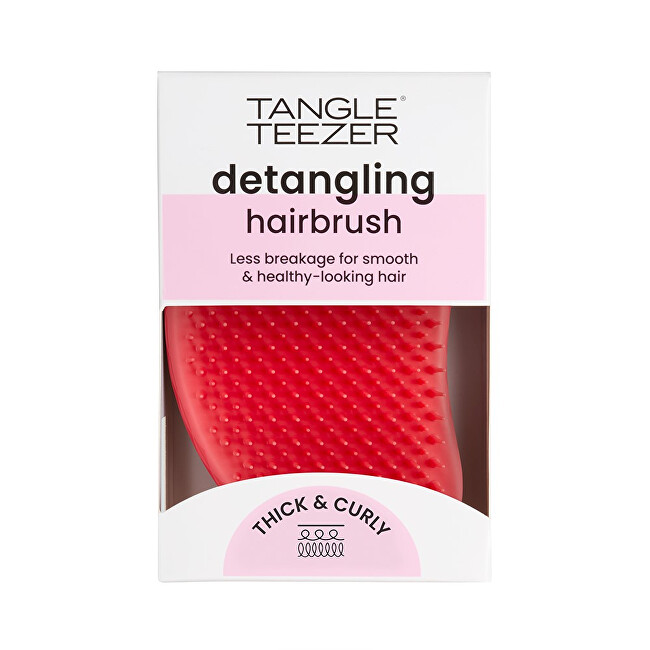 Tangle Teezer Original Thick and Curly Lipstick Duo Hair Brush plaukų &scaron;epetys