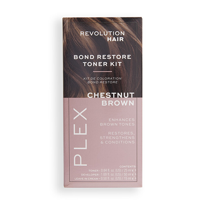 Revolution Haircare Plex hair color (Bond Restore Toner Kit) 90 ml Chestnut 90ml plaukų dažai