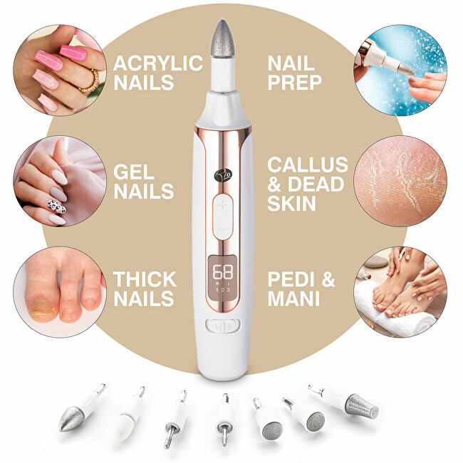 Rio-Beauty Precision Pro Electric Nail File Manikiūro priemonė