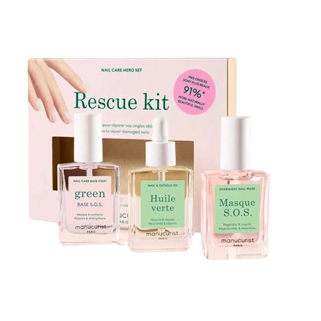 Manucurist Rescue Kit Nail Care Gift Set priemonė nagams