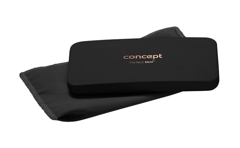 Concept Cosmetic pocket mirror with LED lighting black KZ2020 veidrodis