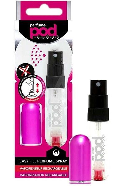 Travalo Pure Essentials - refillable bottle 5 ml (dark pink) 5ml Moterims