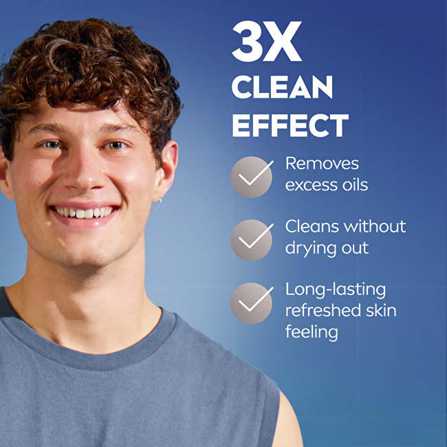 Nivea Men Hydrocare Face Wash Cleansing Gel 150 ml 150ml makiažo valiklis