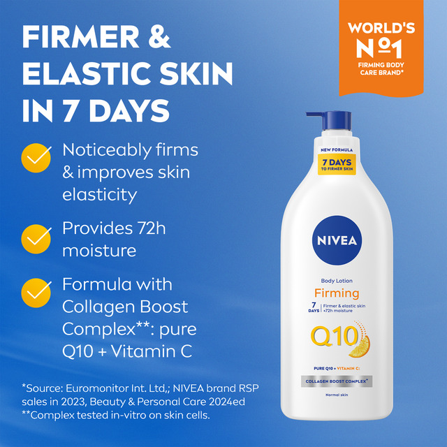 Nivea Firming Body Lotion Q10 (Firming Body Lotion) 625 ml 625ml liekninamasis kremas