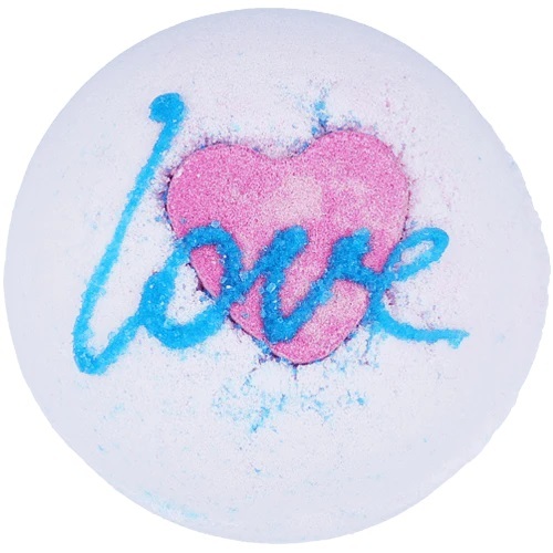 Bomb Cosmetics Sparkling ball All You Need Is Love 160 g Moterims