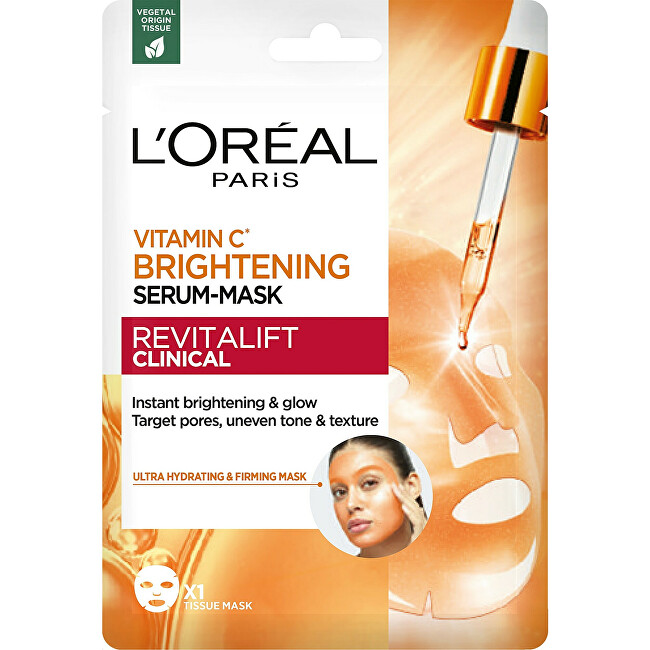 L´Oréal Paris Brightening Face Mask with Vitamin C (Brightening Serum-Mask) Unisex