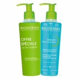 BIODERMA Set of cleansing foaming gels for mixed to oily skin Sébium Gel Moussant Duo Moterims