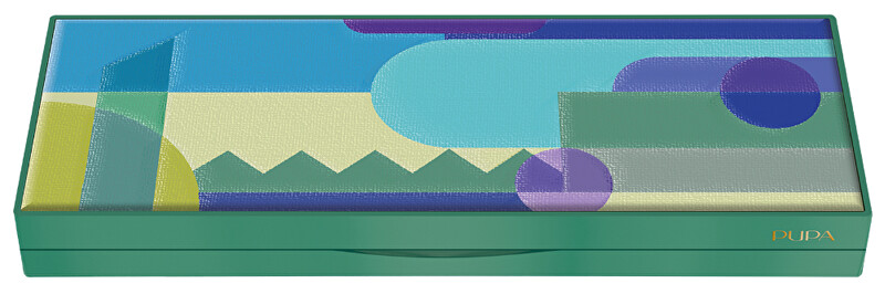 PUPA Milano Cheek palette Pupart Small Green (Palette) 9.1 g skaistalai