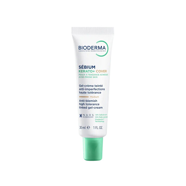 Bioderma S&eacute;bium Kerato+ Cover Anti-Blemish Tinted Gel-Cream BB kremas Moterims