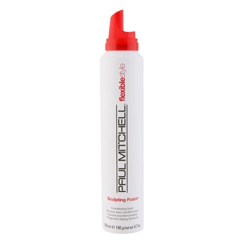 Paul Mitchell Caring styling mousse for flexible reinforcement hairstyle Flexible Style (Sculpting Foam) 200 ml 59ml modeliavimo priemonė