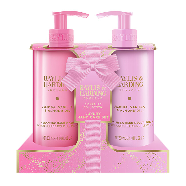 Baylis & Harding Jojoba, Vanilla & Almond Oil Hand Care Gift Set 2 pcs Vonios ir du&scaron;o priemonė Moterims