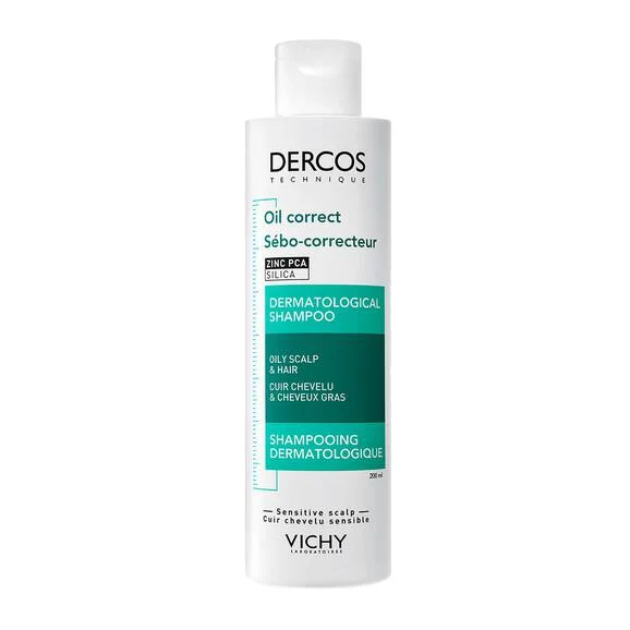 Vichy Shampoo for oily hair Dercos Oil Correct (Dermatological Shampoo) 200ml Moterims