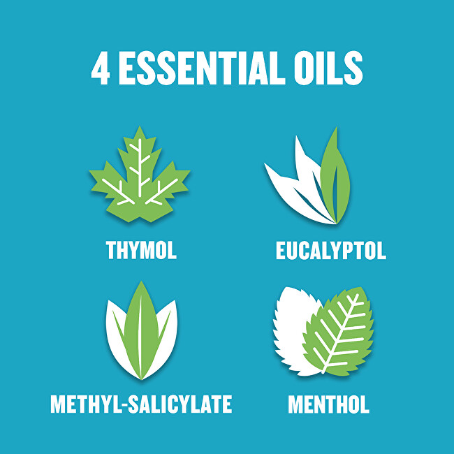 Listerine Mouthwash on plaque Coolmint 500ml dantų skalavimo skystis