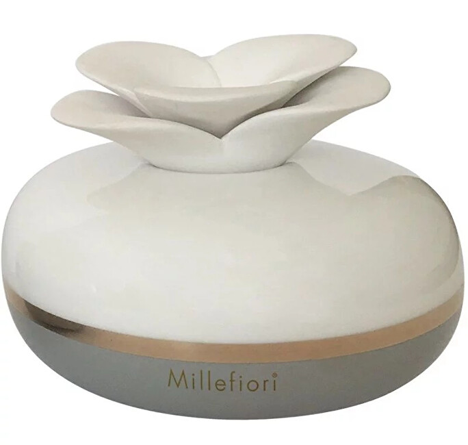 Millefiori Milano Ceramic diffuser Air Design Flower gray Unisex