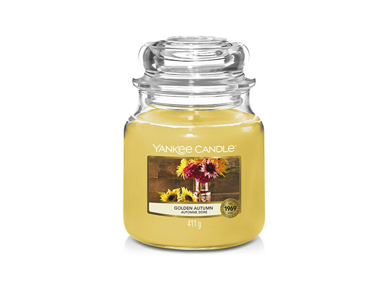 Yankee Candle Aromatic candle Classic medium Gold en Autumn 411 g Unisex