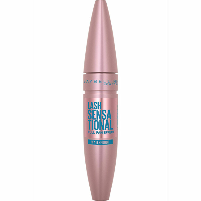 Maybelline Waterproof Mascara for long and full lashes (Lash Waterproof Mascara Sensational) 9.4 ml 01 Black 9.4ml blakstienų tu&scaron;as