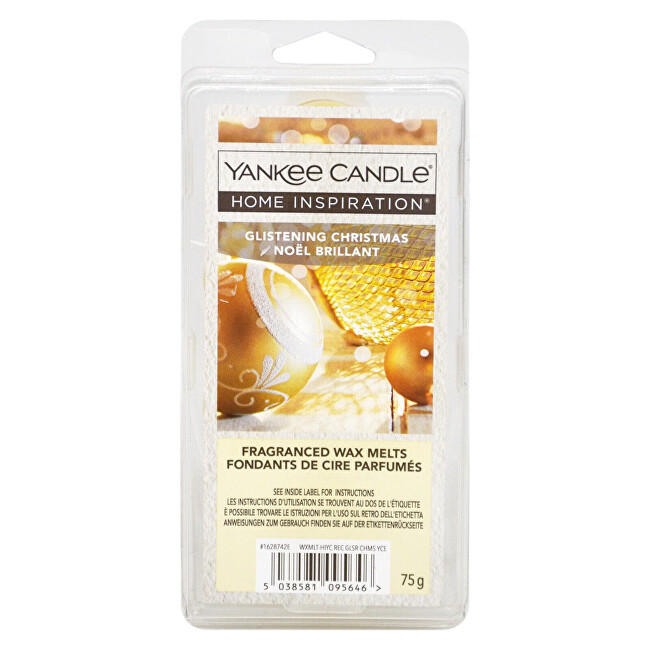 Yankee Candle Scented wax Glistening Christmas Wax Melts 75 g Kvapusis va&scaron;kas