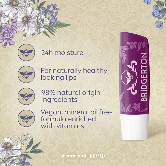 Labello Bridgerton Blackberry Pie Lip Balm 4.8 g lūpų balzamas