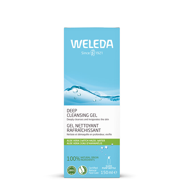 Weleda Deep cleansing gel (Deep Cleansing Gel) 150 ml 150ml makiažo valiklis