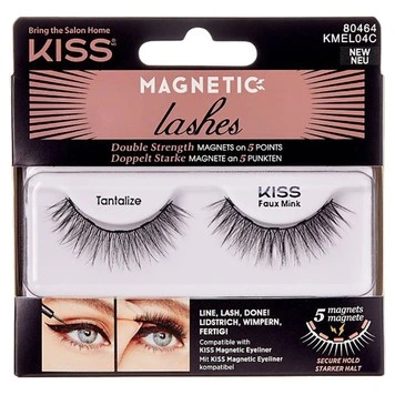 Kiss Magnetic Lashes 04 Tantalize (Magnetic Lashes Double Strength) Moterims