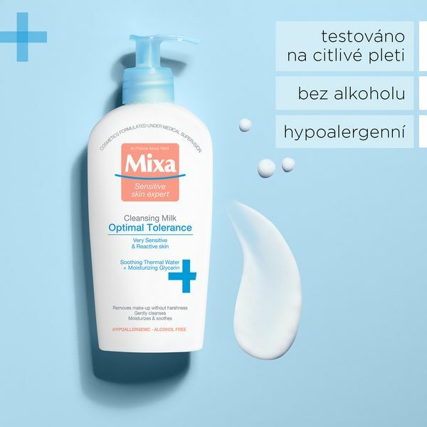 Mixa Cosmetic milk for sensitive skin 200 ml 200ml makiažo valiklis