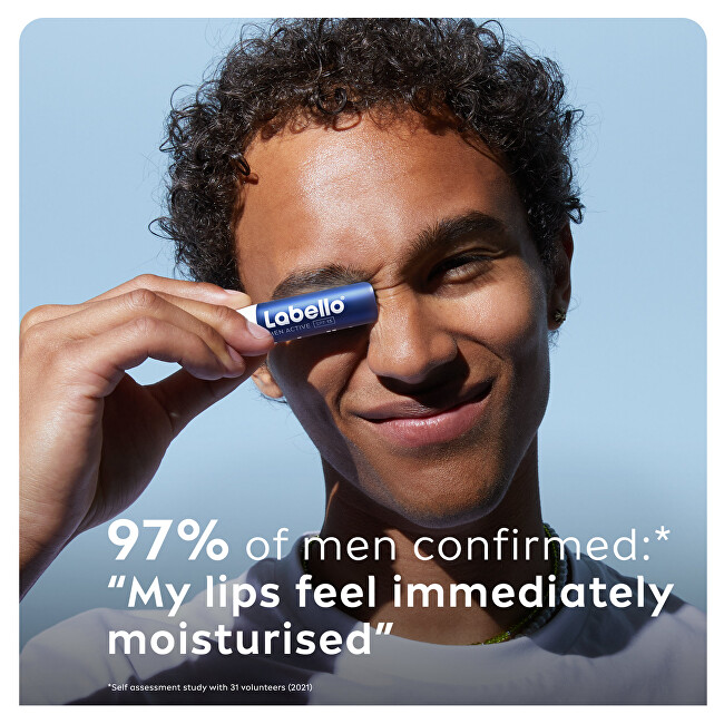 Labello Lip balm for men SPF 15 Men Active Lip Balm 4.8 g lūpų balzamas