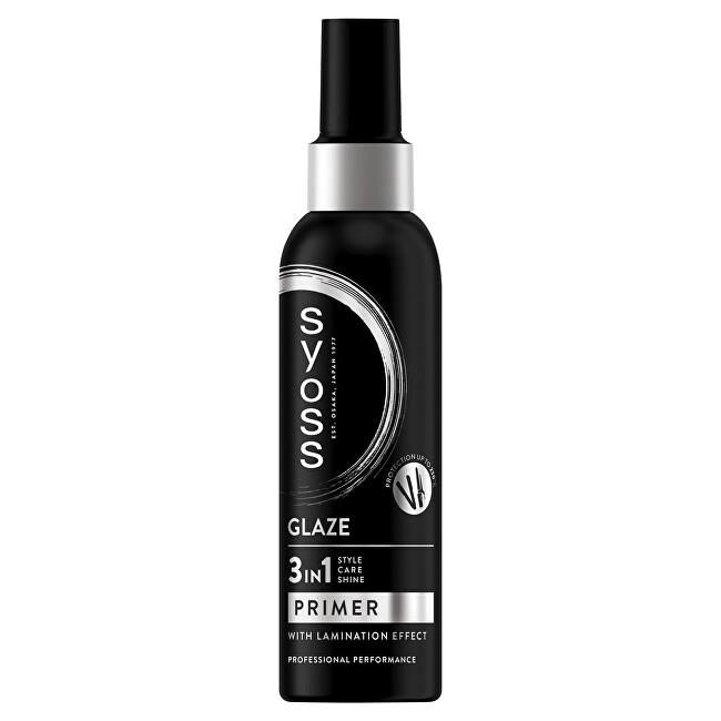 Syoss Glaze Primer styling spray 150 ml 150ml plaukų apsauga nuo kar&scaron;čio