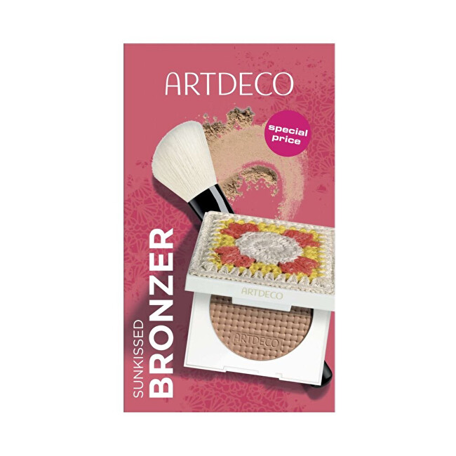 Artdeco Set of Bronzing Powder St. Tropez & Powder Brush Set tamsintojas