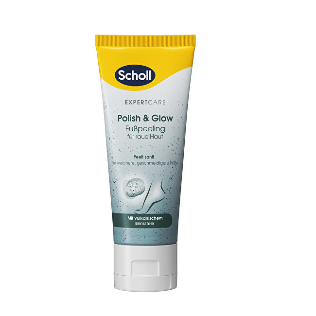Scholl Foot scrub Polish & Glow Foot Scrub Vonios ir du&scaron;o priemonė Unisex