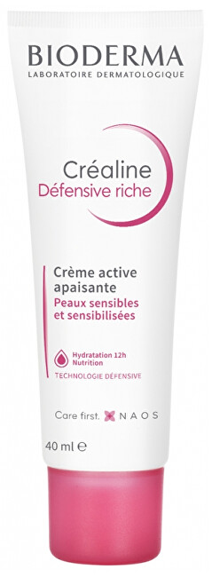 Bioderma Soothing skin cream Cr&eacute;aline Defensive Rich (Soothing Active C ream) Veido priemonė raudonuojančiai ir jautriai odai Moterims