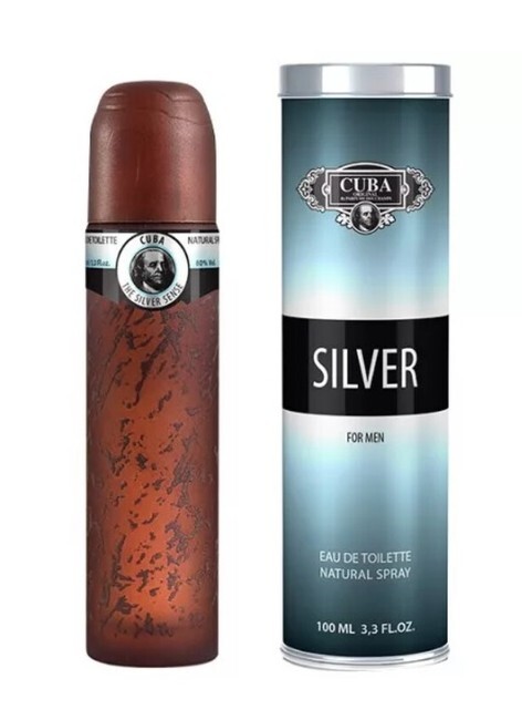 Cuba Silver For Men - EDT 100ml Vyrams EDT