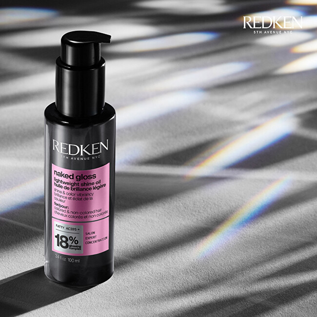 Redken Naked Gloss Lightweight Shine Oil 100 ml 100ml atstatomoji plaukų priežiūros priemonė