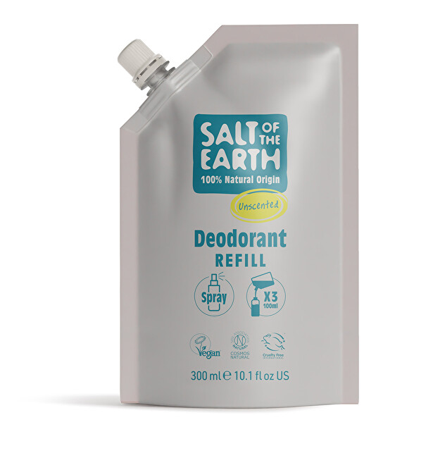 Salt of the earth Deodorant spray Unscented Deodorant Refill Dezodorantas Dezodorantas ir antiperspirantas Unisex