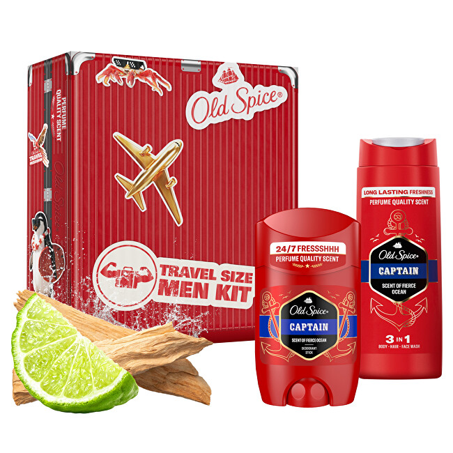 Old Spice Captain Body Care Set - D&aacute;rkov&aacute; sada tělov&eacute; p&eacute;če Vonios ir du&scaron;o priemonė Vyrams