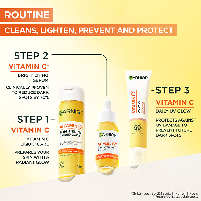 Garnier Brightening Skin Essence Vitamin C* (Brightening Liquid Care) 120 ml 120ml Moterims