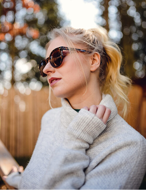 Vuch D&aacute;msk&eacute; polarizačn&iacute; slunečn&iacute; br&yacute;le Foxy Design Brown akiniai nuo saulės