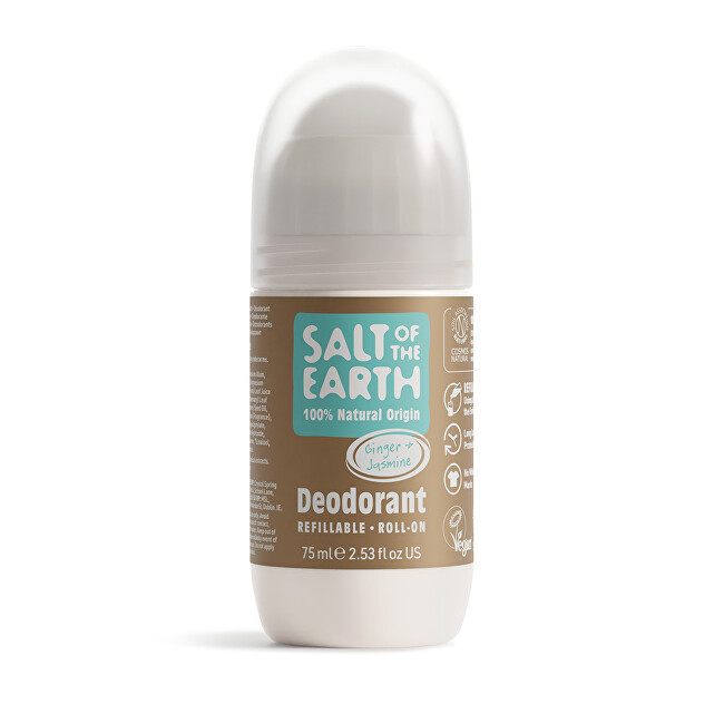 Salt of the earth Natural roll-on deodorant Ginger & Jasmine Deo Roll-on Dezodorantas Dezodorantas ir antiperspirantas Unisex